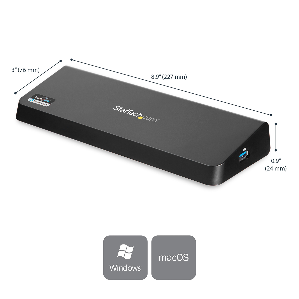 usb3dockhdpc StarTech.com  2 3840 x 2160 pixel USB 3.0 Docking Station USB Type A Portswith DisplayPort, HDMI - 4 xUSB ports