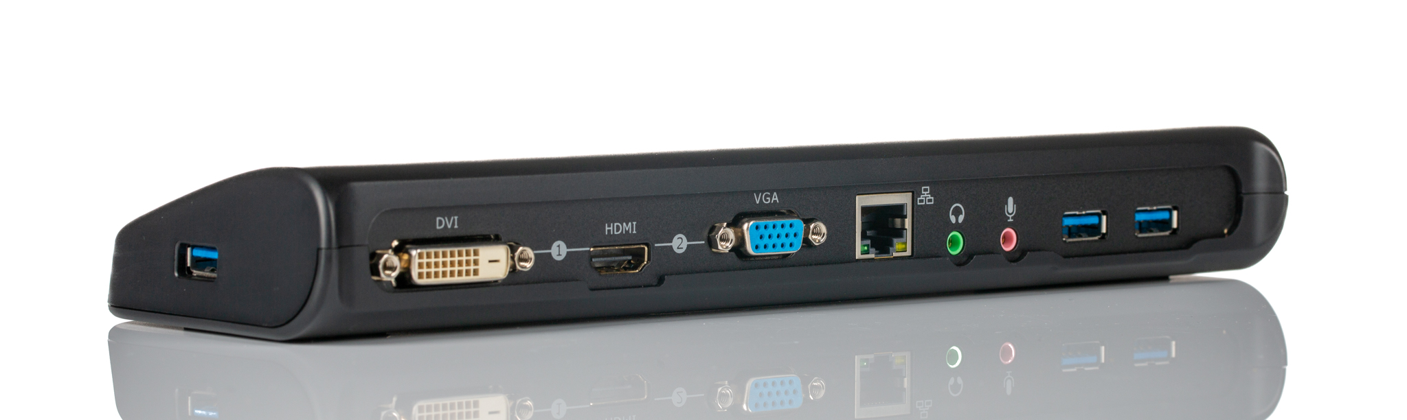 usb3sdockhdv StarTech.com  2 1920 x 1200 pixel USB 3.0 Docking Station USB Type A, USB Type B Portswith HDMI, VGA, DVI - 3 xUSB ports