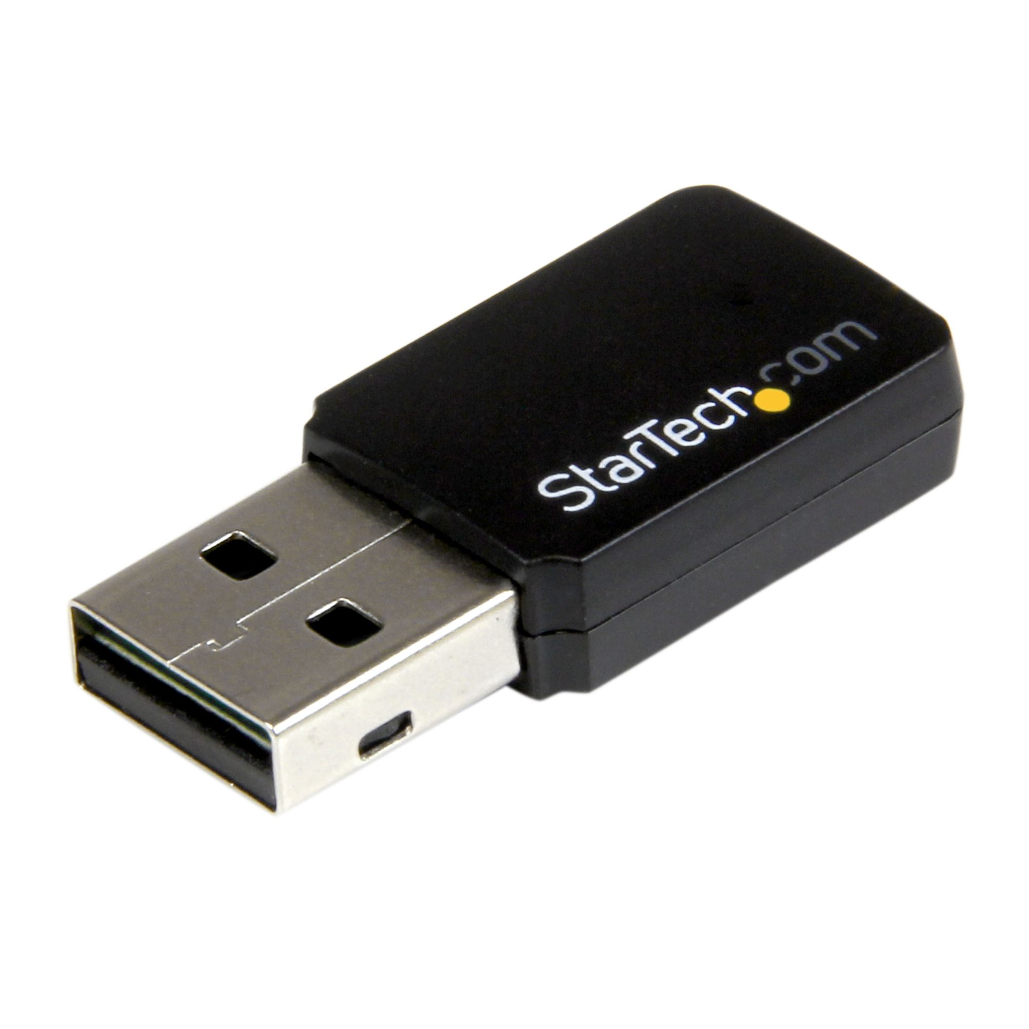 StarTech.com AC600 USB 2.0 WiFi Adapter, 433Mbps Data Rate