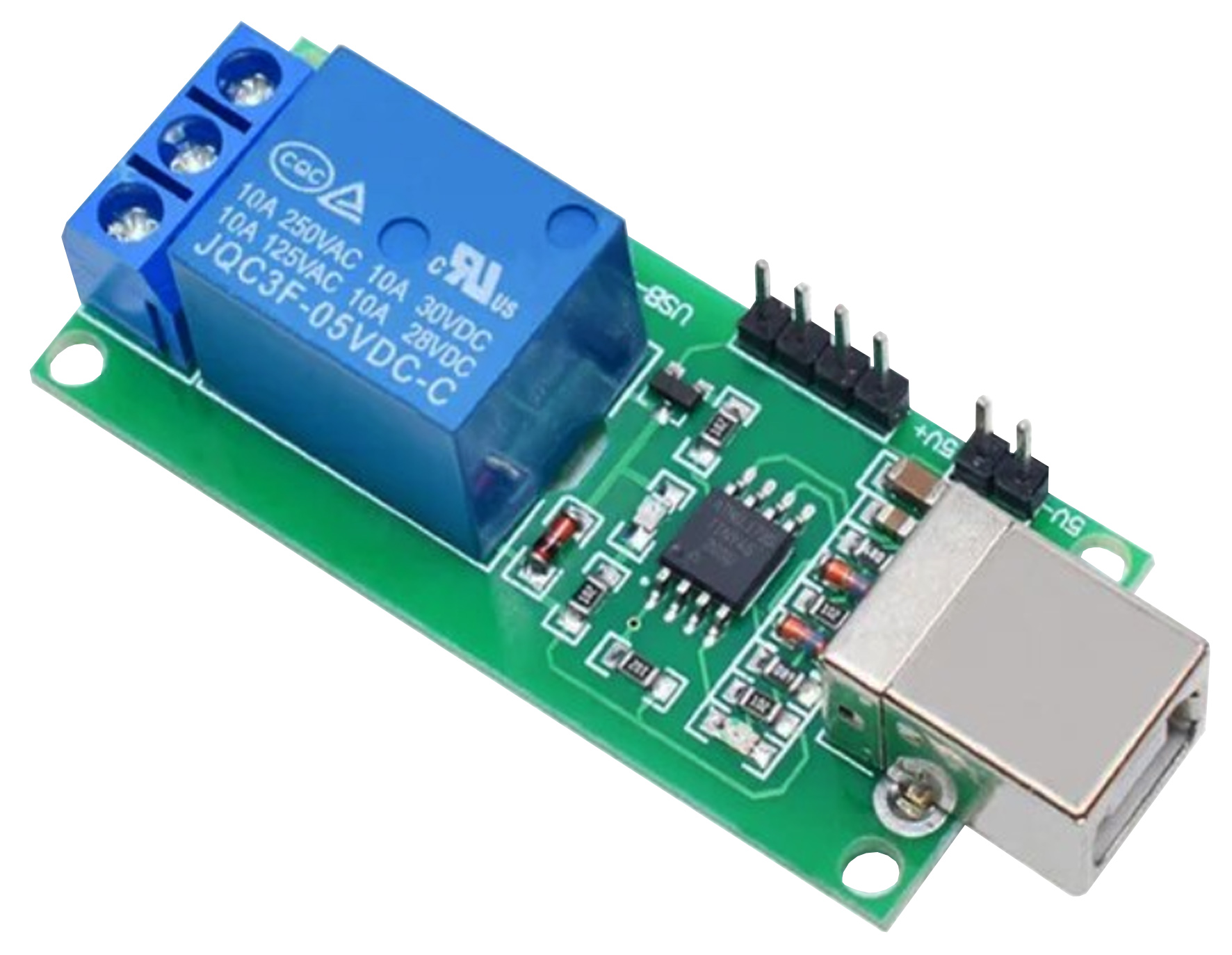 Seeit USBB-RELAY01 Relay Control Card Module for compatible with Windows (XP-11) and Linux, PC or embedded system via