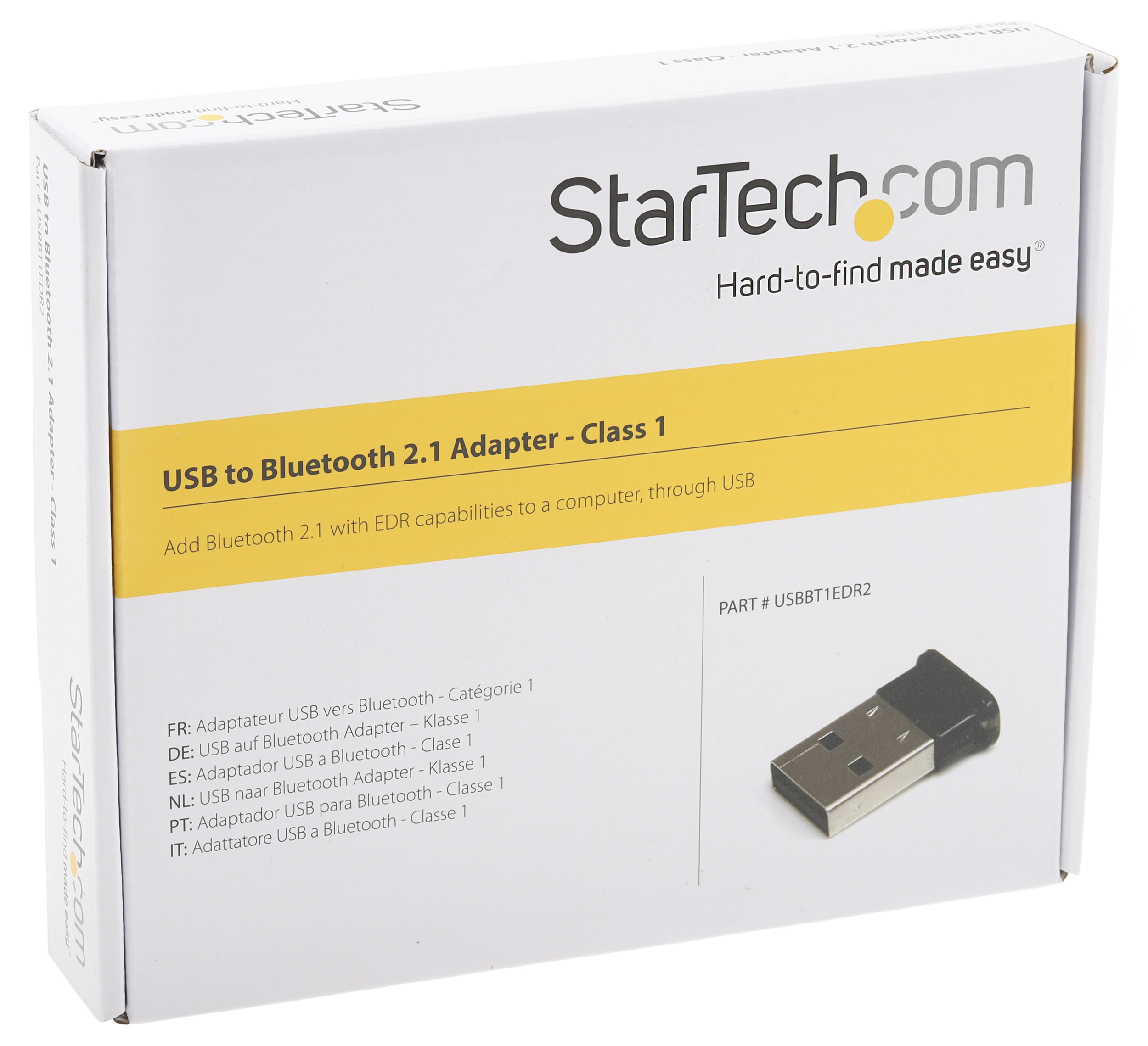 usbbt1edr2 StarTech.com Bluetooth Adapter USB 2.0 -100 m, Class 1 2.1