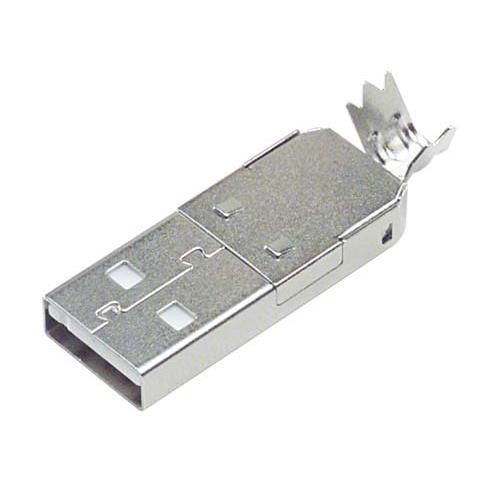 L-Com Straight, Panel Male- 1 Port Type USB Type A USB Connector USB 2.0