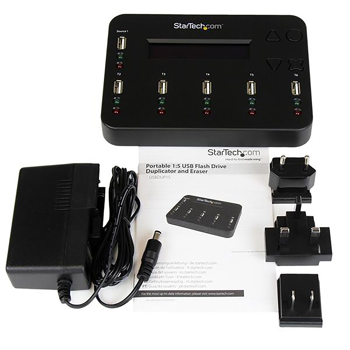 usbdup15 StarTech.com USB USB 167 x 120 x 25 mm Hard Drive Docking Station