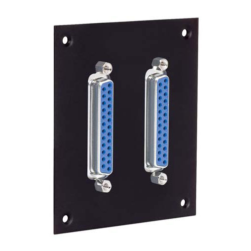 L-Com D-Sub Adapter 25-Way D-Sub to Female Female 25 Way D-Sub Female Female