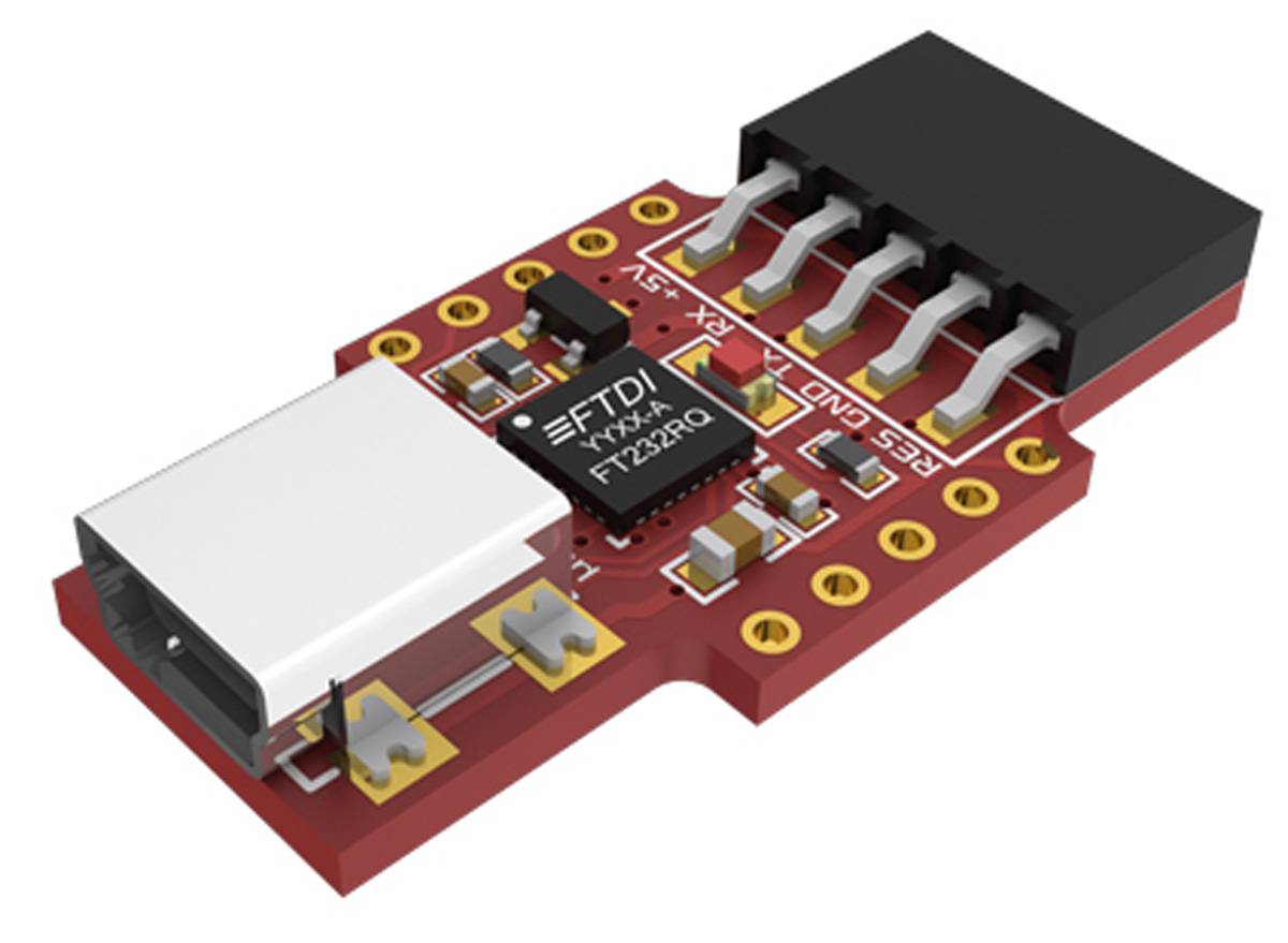 4D Systems UUSB-PA5-II microUSB Programming Adapter for use with 4D Systems Modules