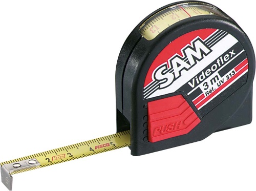SAM LU 3 m Tape Measure, Metric