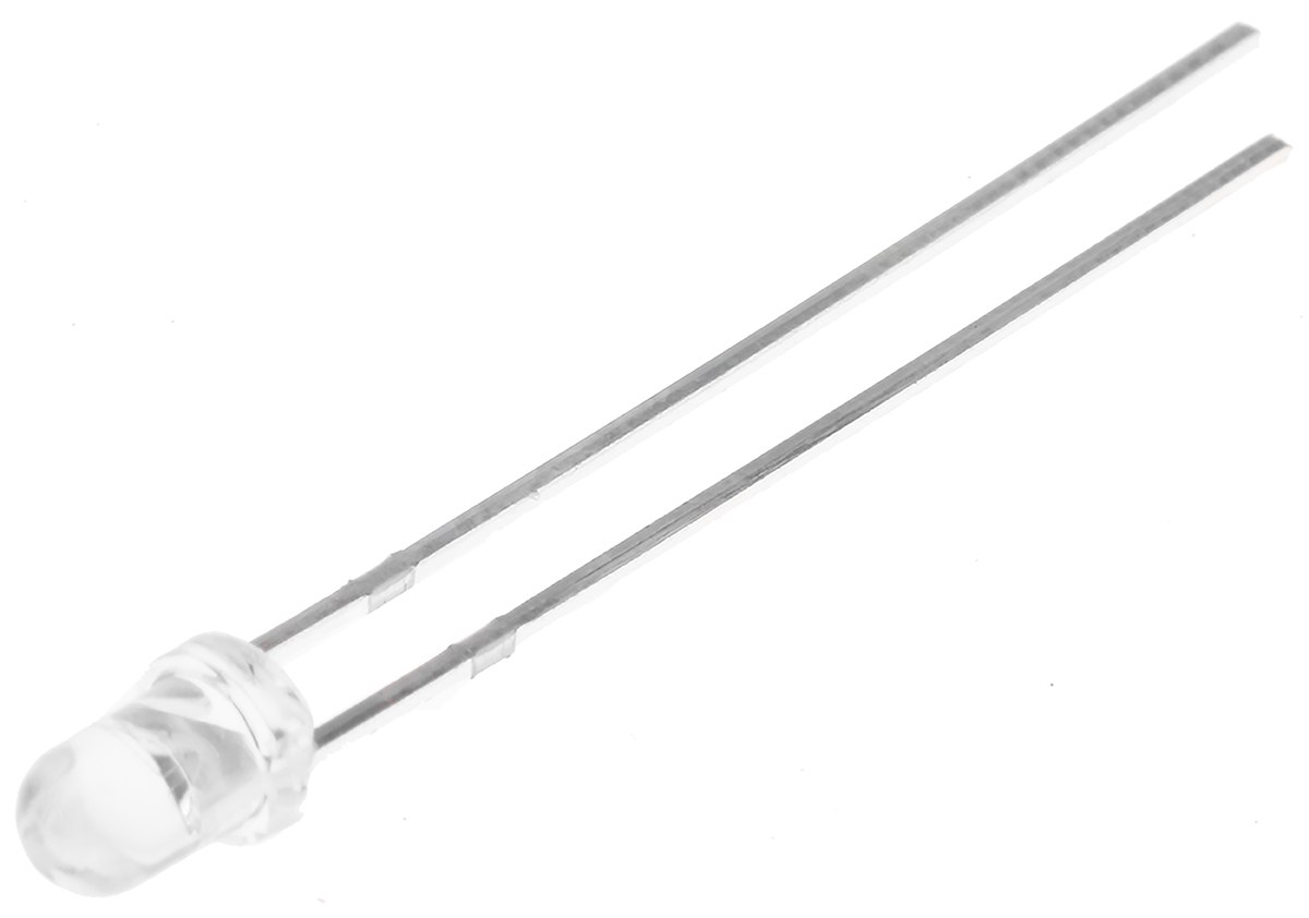 UV3TZ-390-30 Bivar UV3TZ Series 1-LEDs UV LED 390 nm 40 mW 30 °, 2-Pin Through Hole package