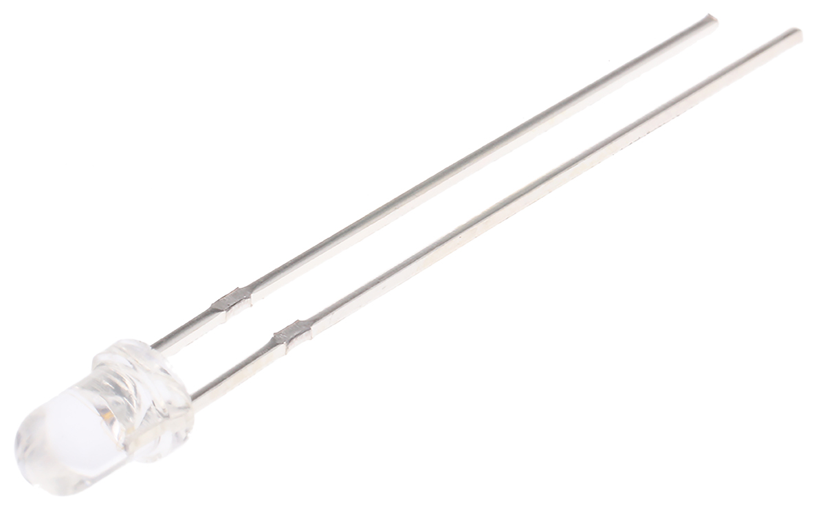 UV3TZ-395-30 Bivar UV3TZ Series 1-LEDs UV LED 395 nm 40 mW 30 °, 2-Pin Through Hole package