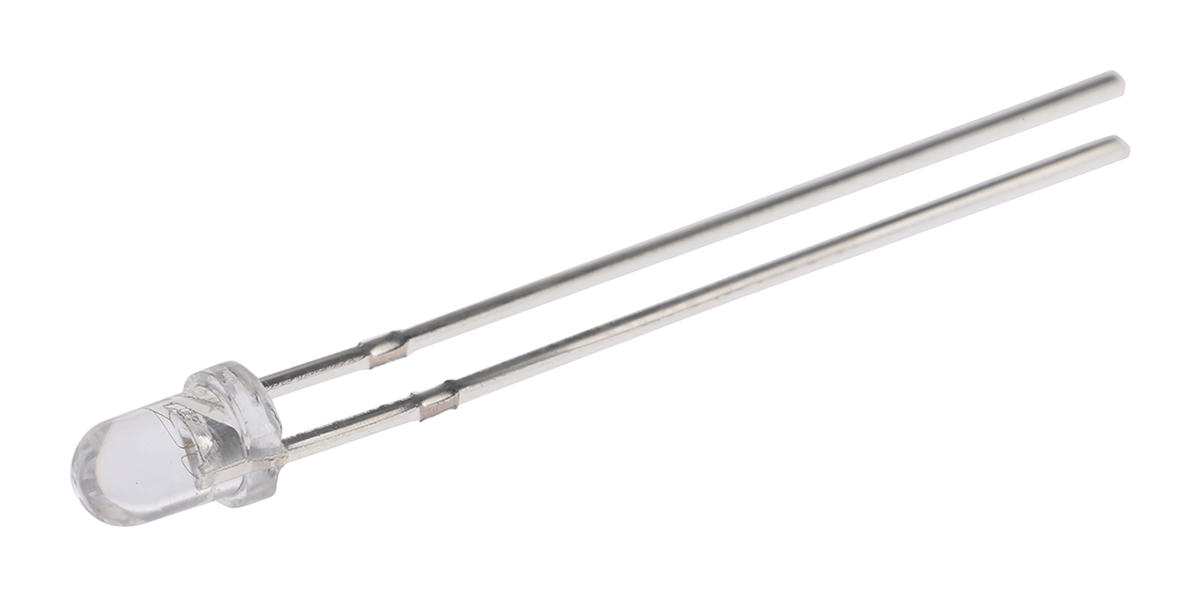 UV3TZ-400-30 Bivar UV3TZ Series 1-LEDs UV LED 400 nm 40 mW 30 °, 2-Pin Through Hole package