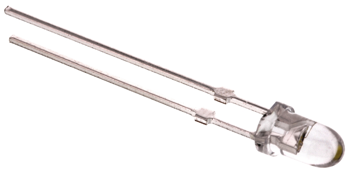 UV5TZ-400-30 Bivar UV5TZ Series 1-LEDs UV LED 400 nm 40 mW 30 °, 2-Pin Through Hole package