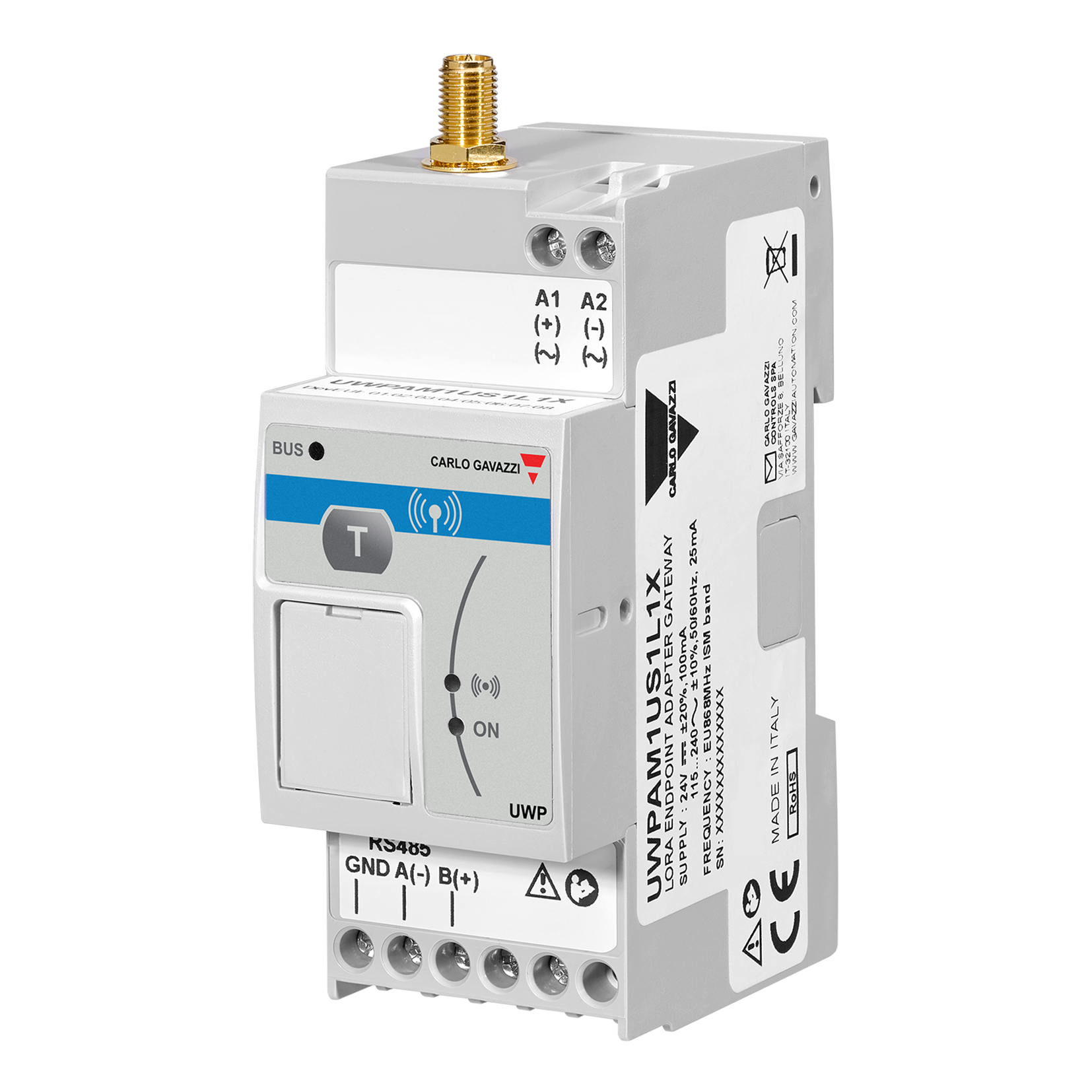 Carlo Gavazzi Wireless Endpoint Gateway For Use With  Energy Meter