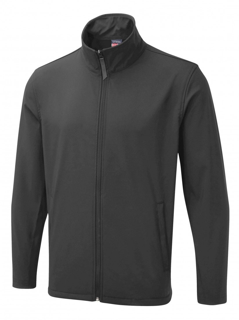 Uneek UX 10 2 Green, Waterproof, Windproof Work Jacket Zipper, 2XL 1 EA