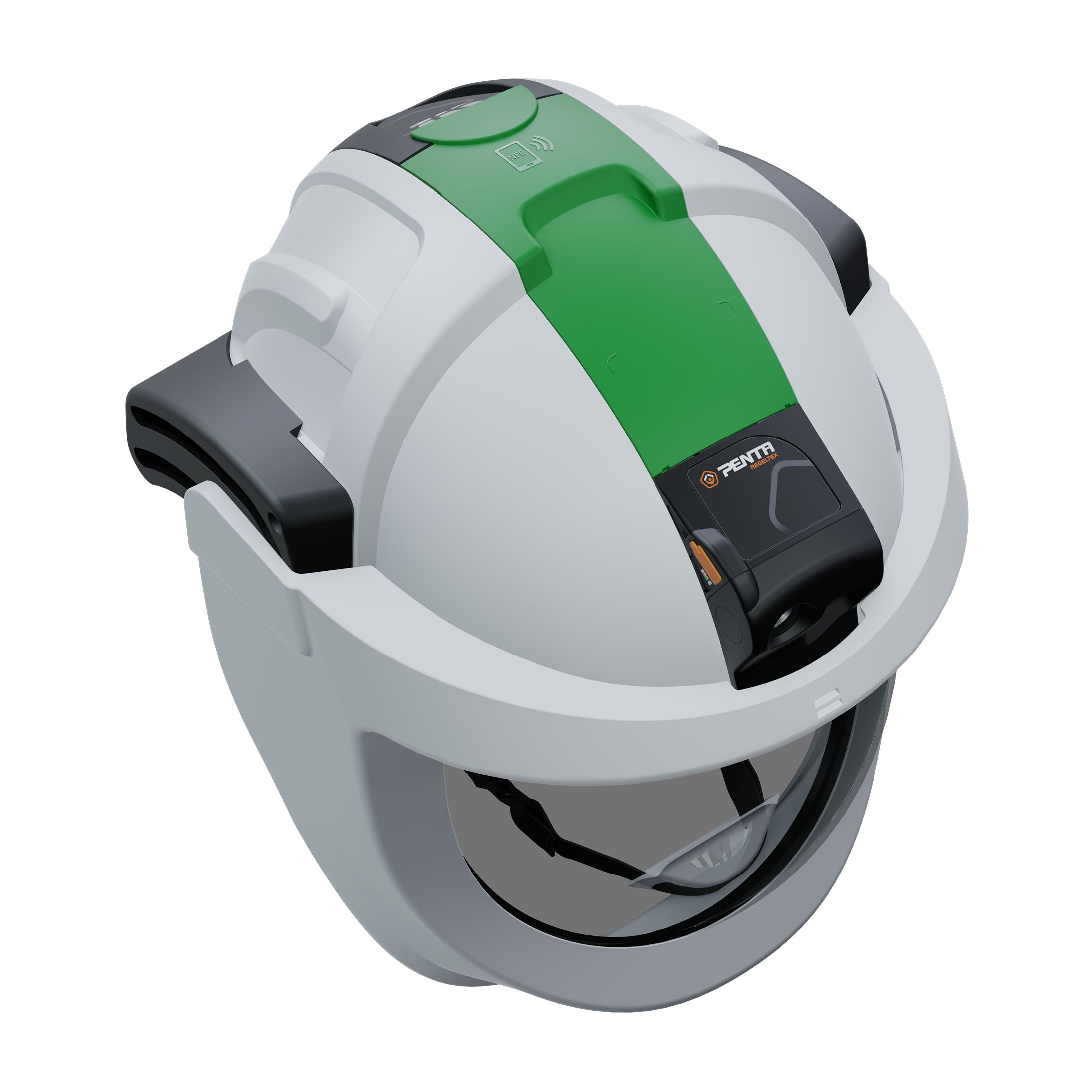 Penta Visarc White Hard Hat Chin Strap Included Adjustable