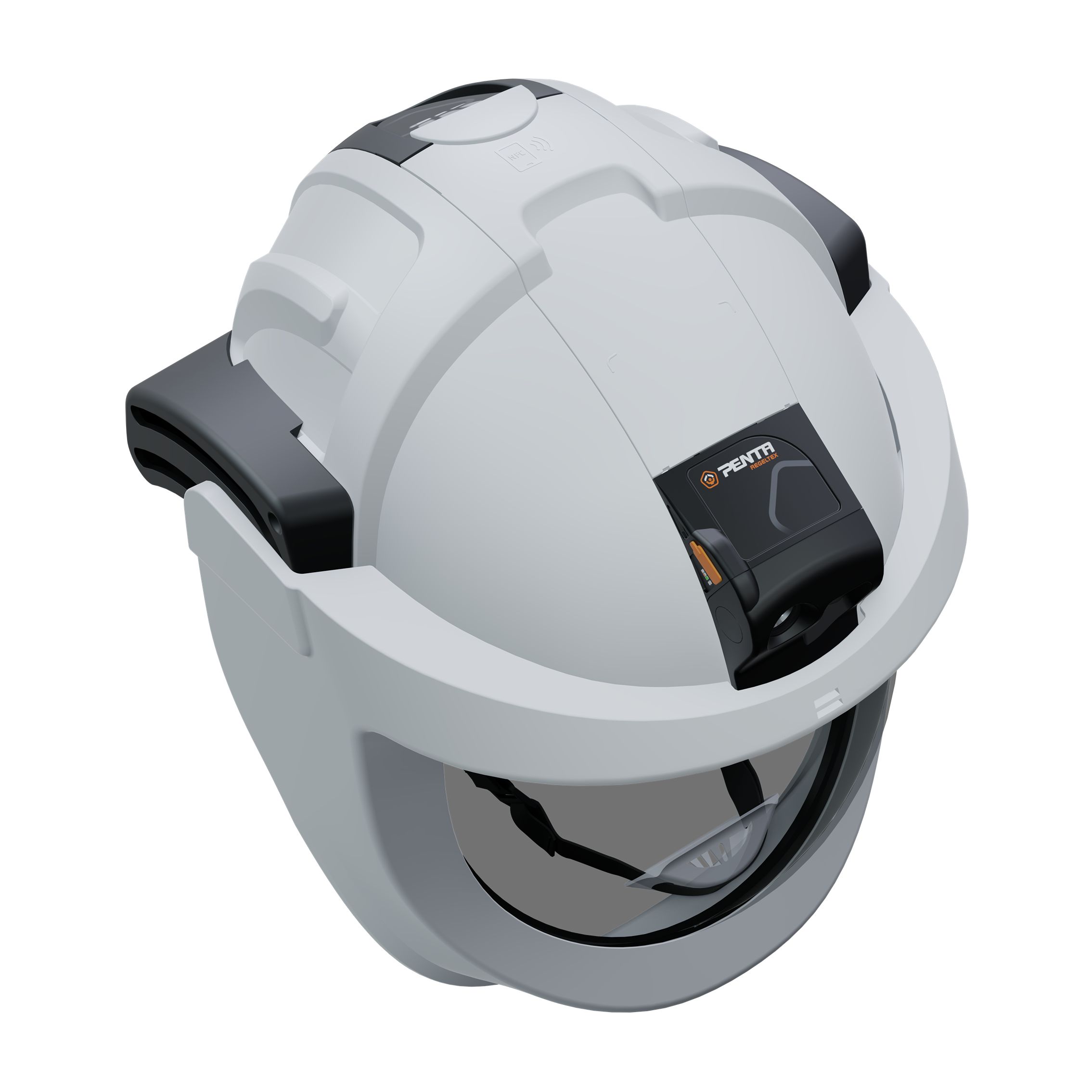 Penta Visarc White Hard Hat Chin Strap Included Adjustable