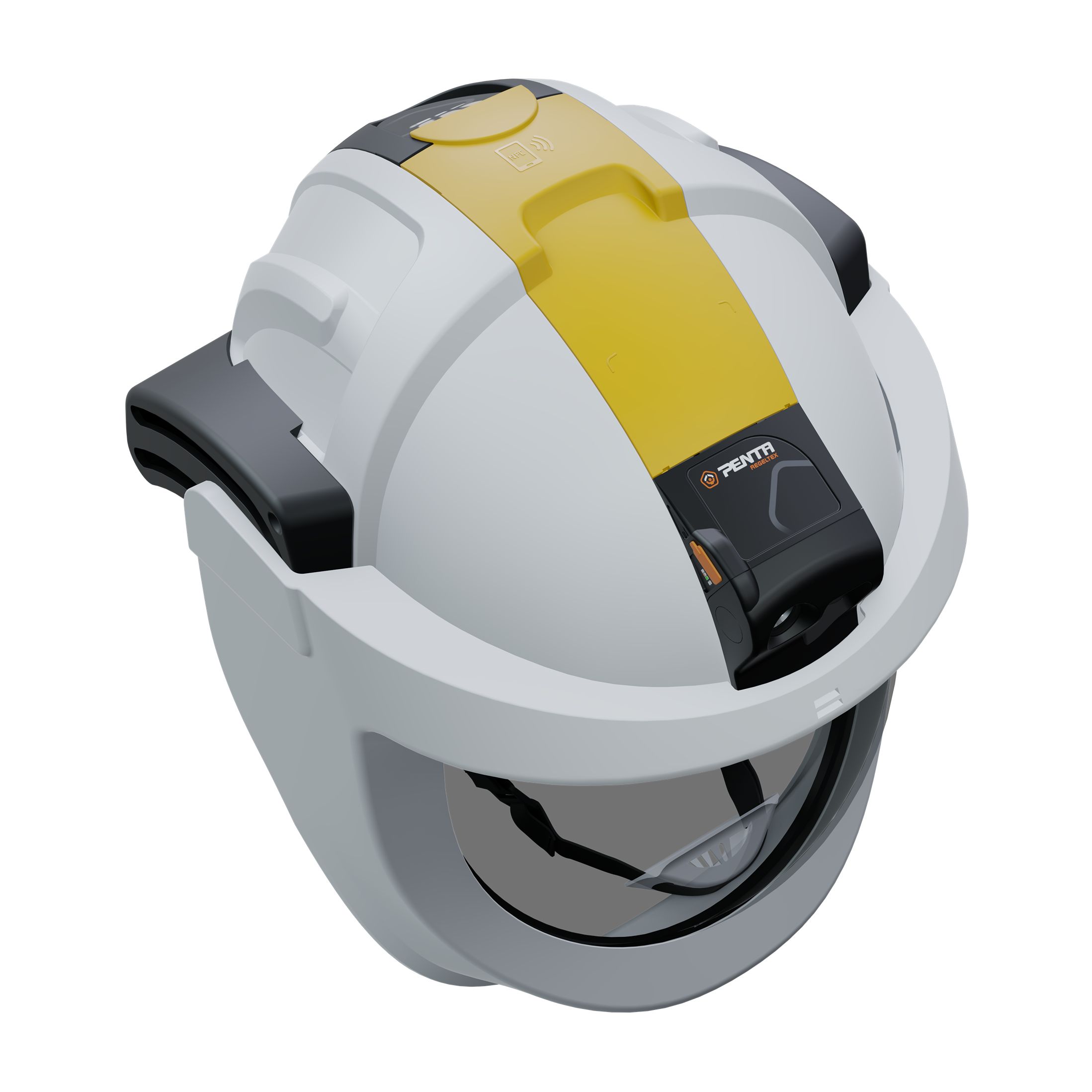Penta Visarc White Hard Hat Chin Strap Included Adjustable