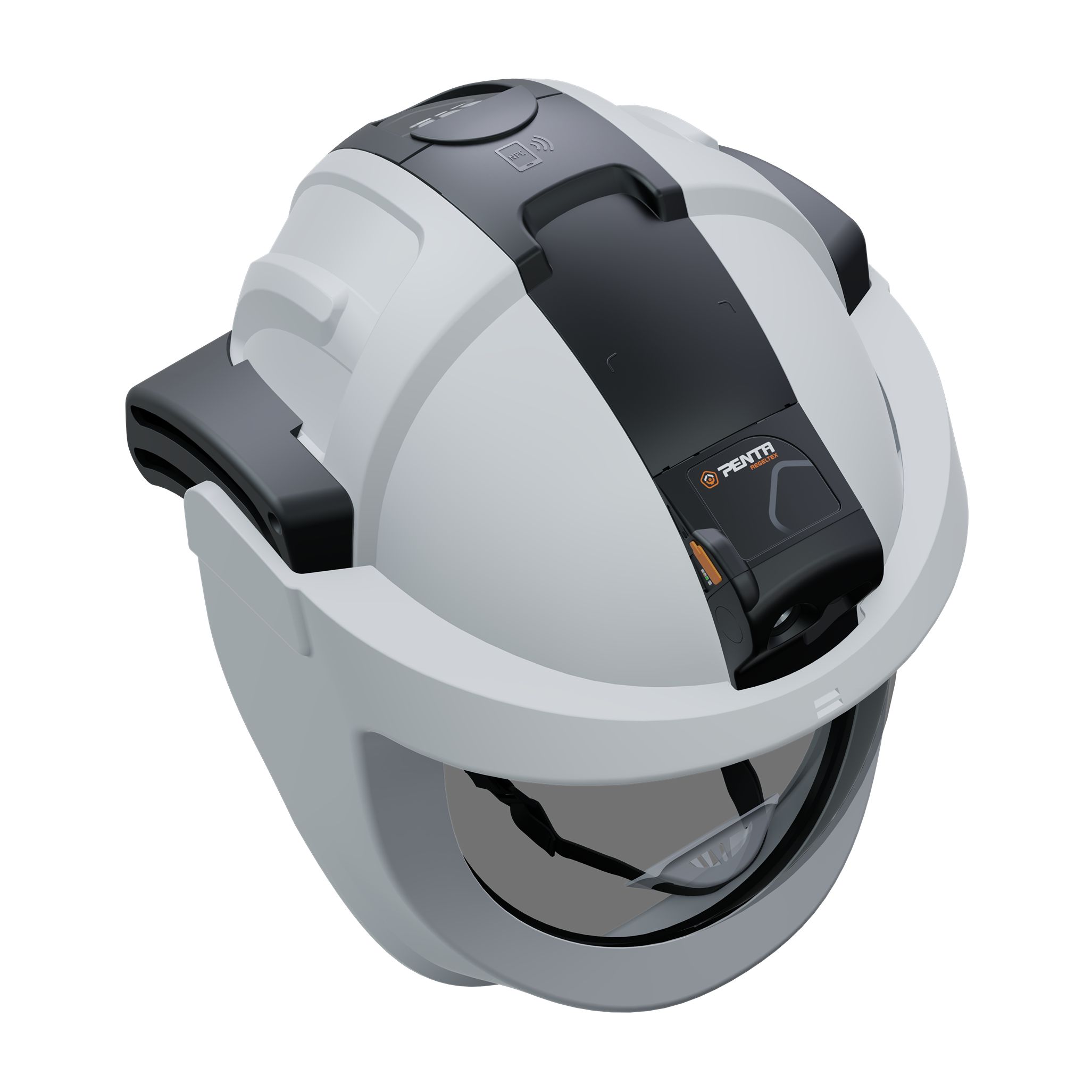 v1-lpp-bk Penta Visarc White Hard Hat Chin Strap Included Adjustable