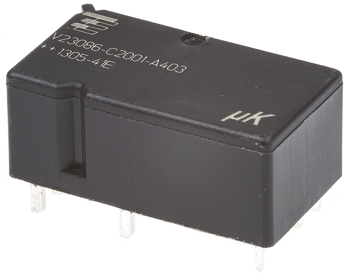 TE Connectivity Automotive Relay, 12 V Coil Voltage, 25 A Switching Current, DPDT