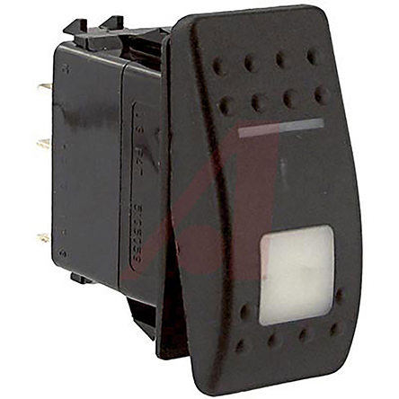Carling Technologies Illuminated SPST, On-Off Rocker Switch Panel