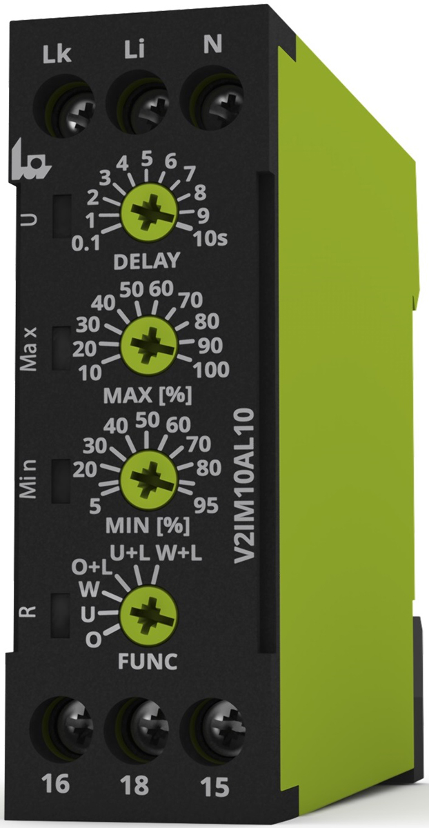 Tele Monitoring Relay, 1 Phase, SPDT, DIN Rail, 24 to 240 V ac, 110V ac, 240 V ac