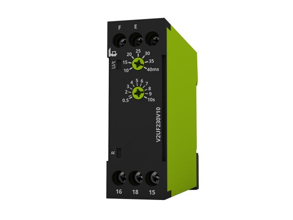 Tele Phase/Voltage Monitoring Relays, 1 Phase, 1 CO, DIN Rail