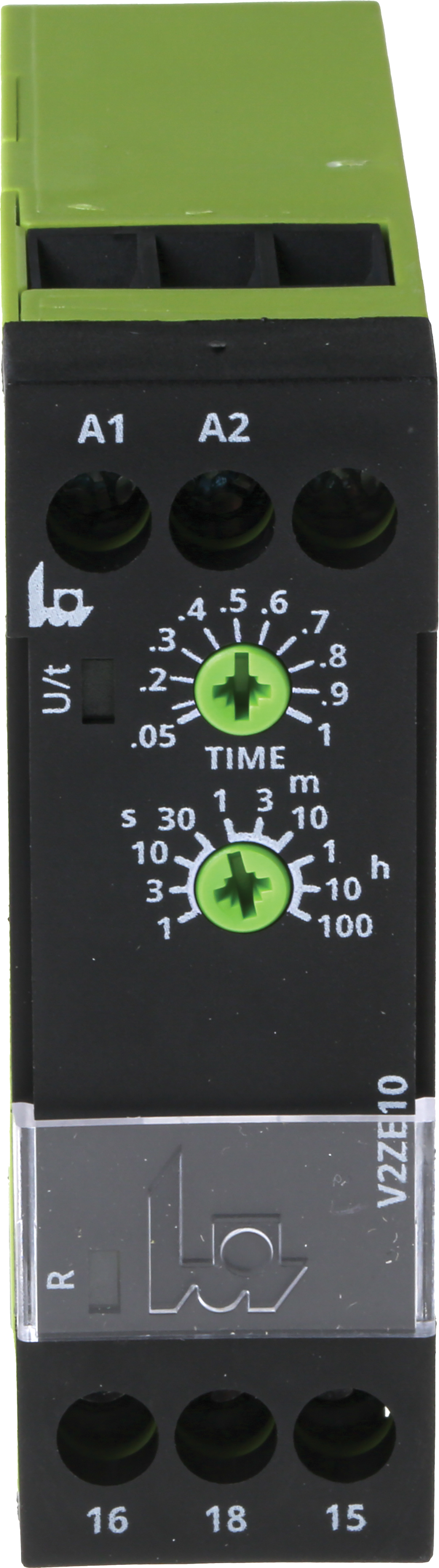 v2ze10-24-240v-acdc Tele V2ZE10 Series DIN Rail Timer Relay, 1-Contact, 240 V dc 24V ac, 240 V ac, 1-Function, SPDT Switch Configuration