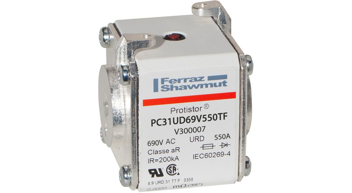 Mersen 550A size 31 FF Square Body Fuse, 700V