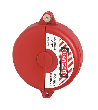 ABUS Red 1-Lock Valve Lockout Polypropylene Gate Valve Lockout, 9 mm