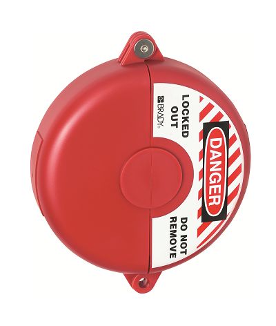 ABUS Red 1-Lock Valve Lockout Polypropylene, 9 mm