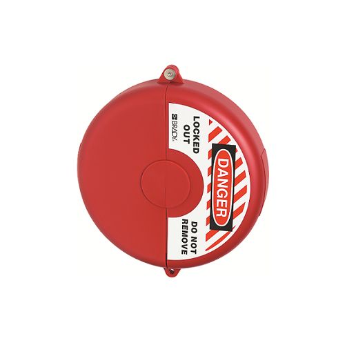 ABUS Red Valve Lockout Polypropylene, 9 mm