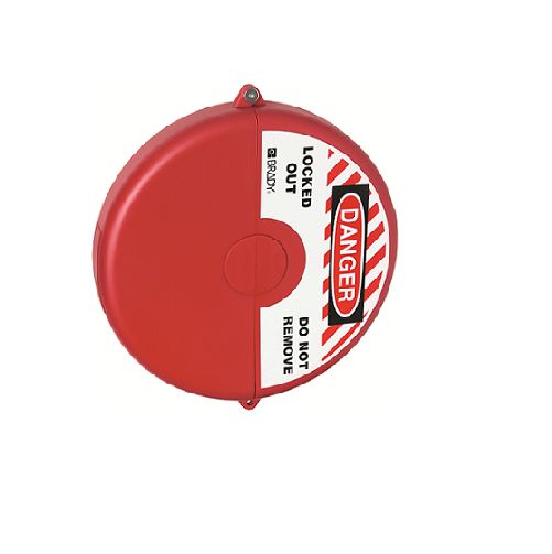 ABUS Red 1-Lock Valve Lockout Polypropylene, 9 mm