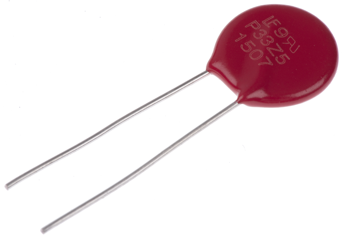 Littelfuse, ZA Varistor Metal Oxide Varistor 9.29 nF 10 A, Clamping 1240 V, Varistor 33 V, Radial Leaded Ceramic Disc