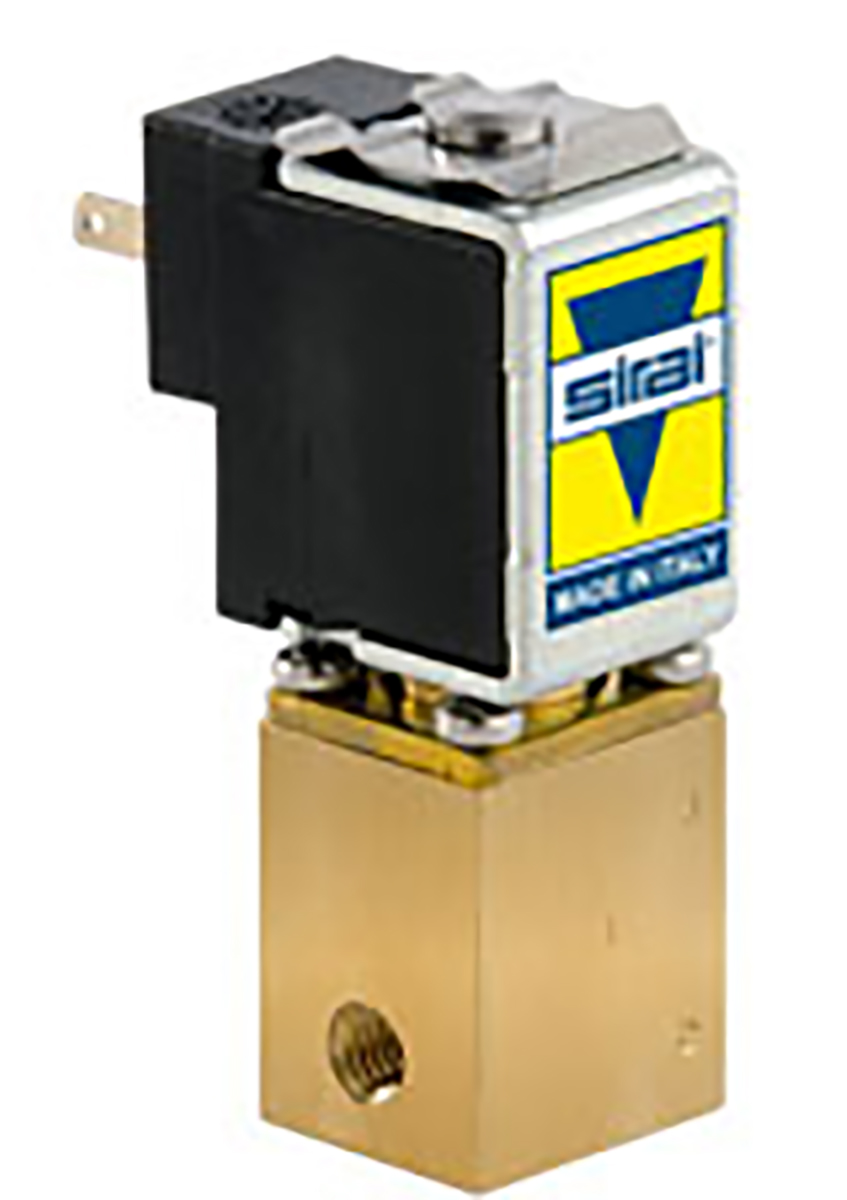 Sirai Solenoid Valve V365B01C-ZE30A M5X1,2 V24/DC, 3 Port, NC, 24V M5, M5