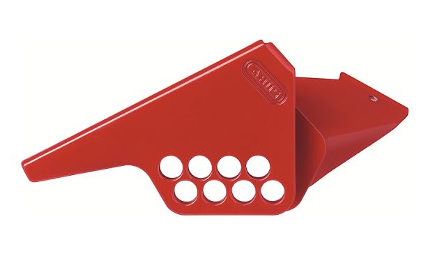 ABUS Red Valve Lockout Body: Steel, Coating: Powder Coated, 7 mm
