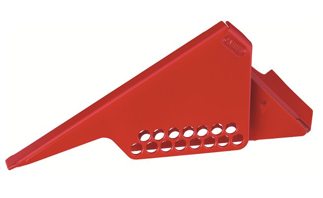 v426 ABUS Red Valve Lockout Steel, 7 mm