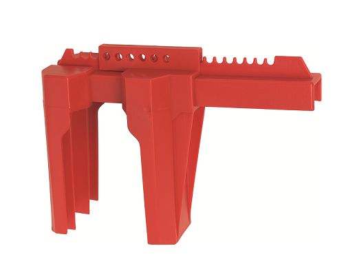 v448 ABUS Red Valve Lockout Polypropylene, 7 mm