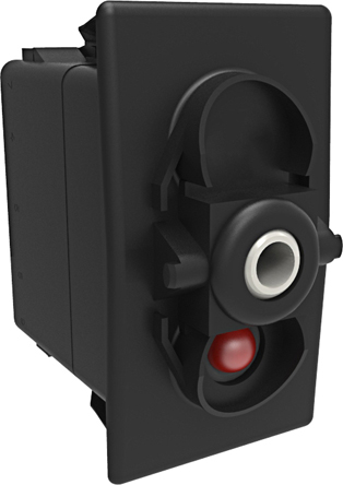 Carling Technologies Illuminated SPST, On-On On-None-On Rocker Switch Panel