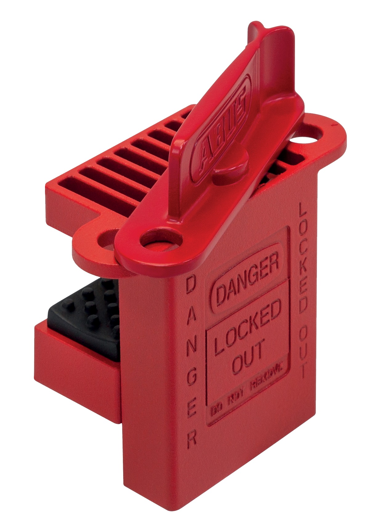 ABUS Red Valve Lockout Metal Ball Valve Lockout