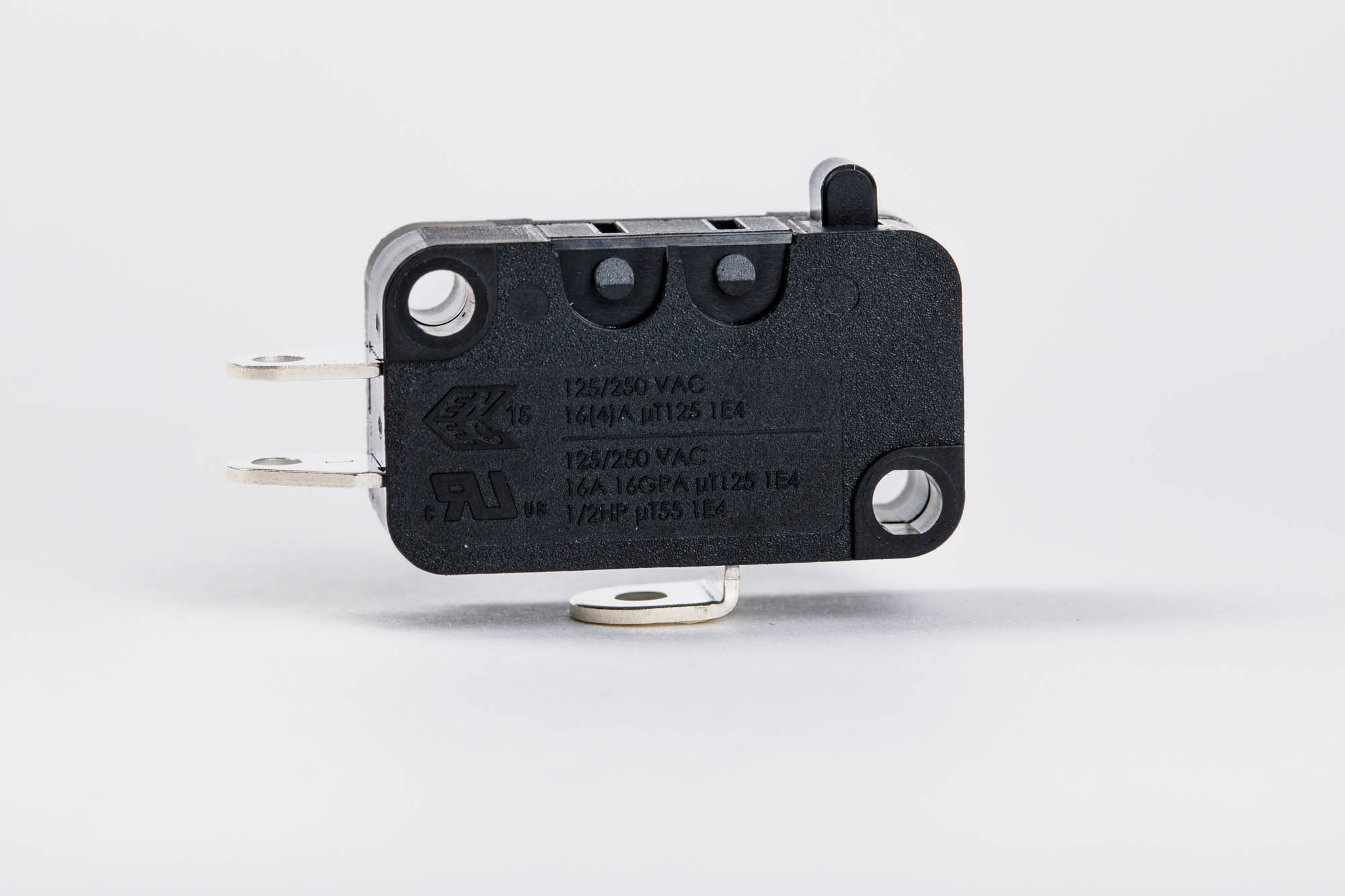 Zippy Snap Action Micro Switch, Solder Terminal, 16 A, 250 V ac, 1 V dc, SPDT