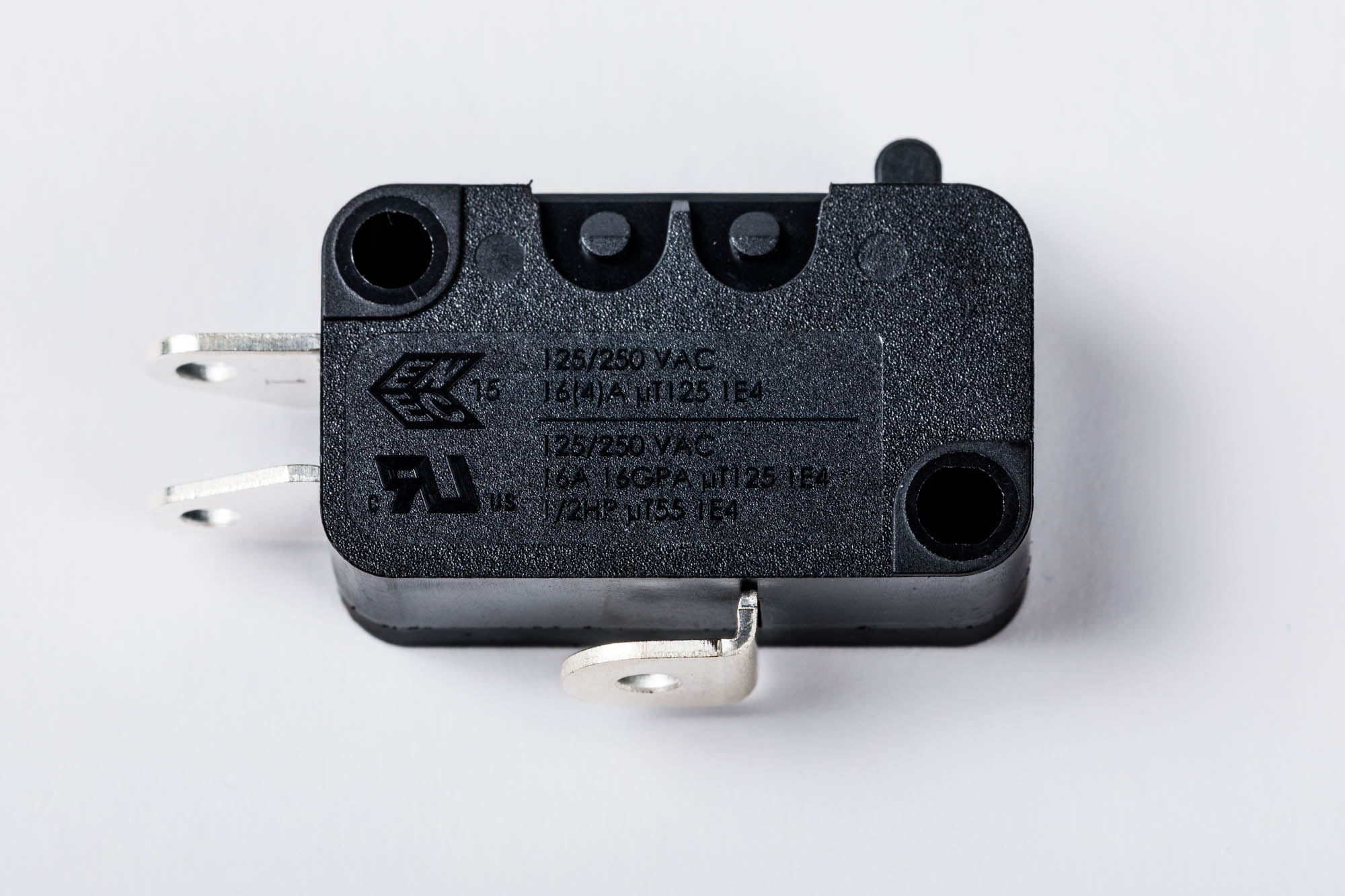va2-16s0-00a0-z Zippy Snap Action Micro Switch, Solder Terminal, 16 A, 250 V ac, 1 V dc, SPDT