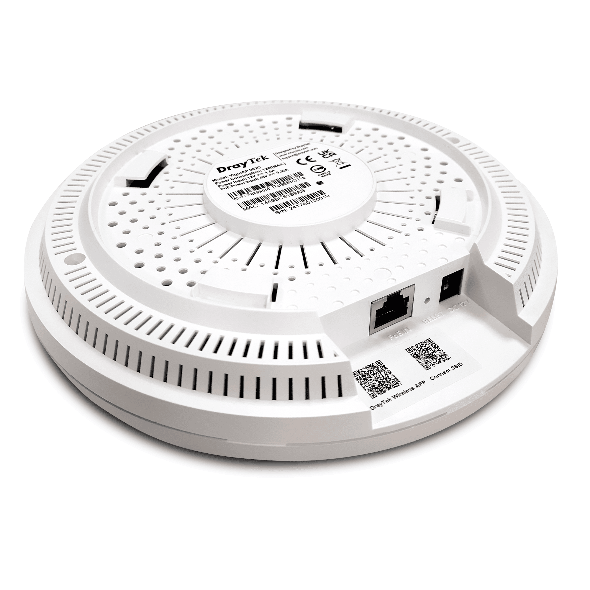 vap906-k Draytek 5 Port Wireless Access Point, IEEE 802.11, 2402Mbps