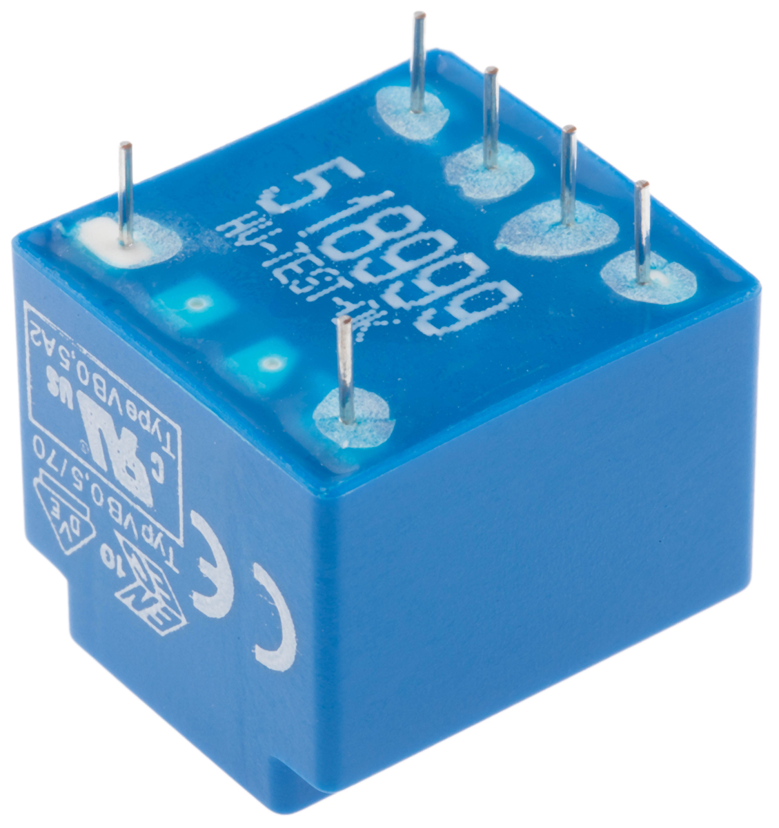 vb-0529 Block 6 to 2 x 24 V ac 2 Output Pin PCB Transformer, UL 5085-1/-2, CSA 22.2 No.66, ENEC 10 (VDE), EN 61558-2-1, IEC