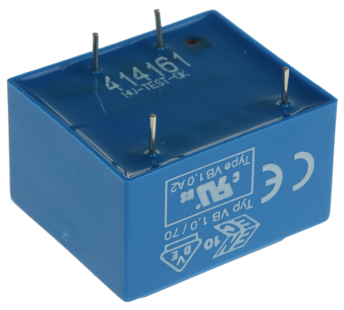vb-1016 Block 6 V ac 1 Output Pin PCB Transformer, VDE 0570 part 2-1, IEC 61558-2-6, VDE 0570 Part 2-6, ENEC 10 (VDE), C-UL-US,