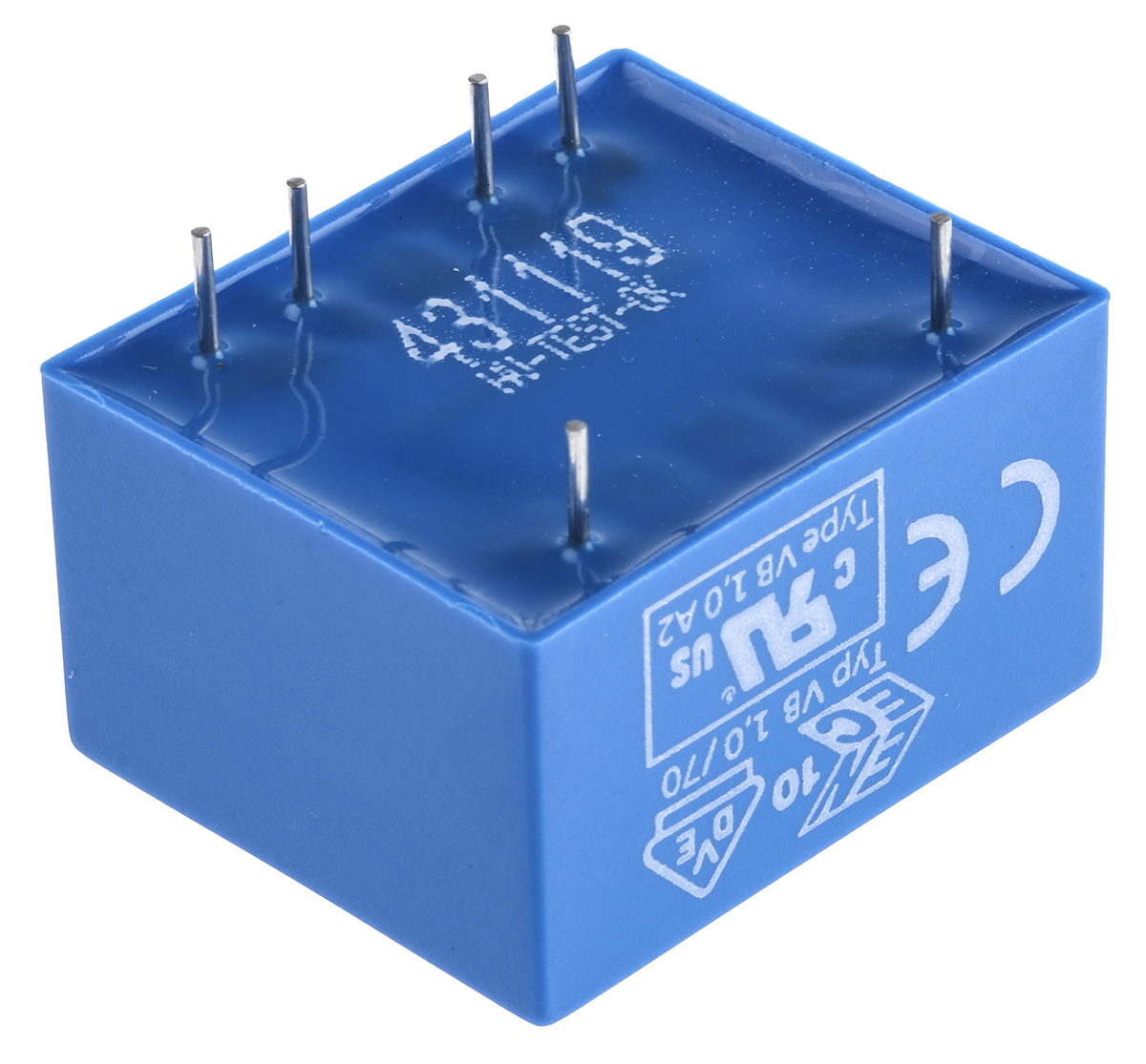 vb-1029 Block 9 V ac 2 Output Through Hole PCB Transformer, VDE, UL 1 VA