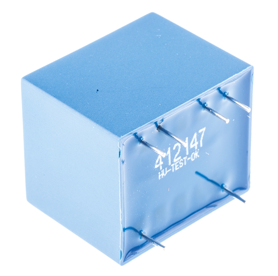 Block 9 V ac 2 Output Through Hole PCB Transformer, UL, VDE 2.3 VA