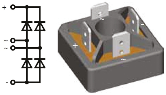 IXYS Bridge Rectifier Module, 800 V 390 A, 4-Pin Single