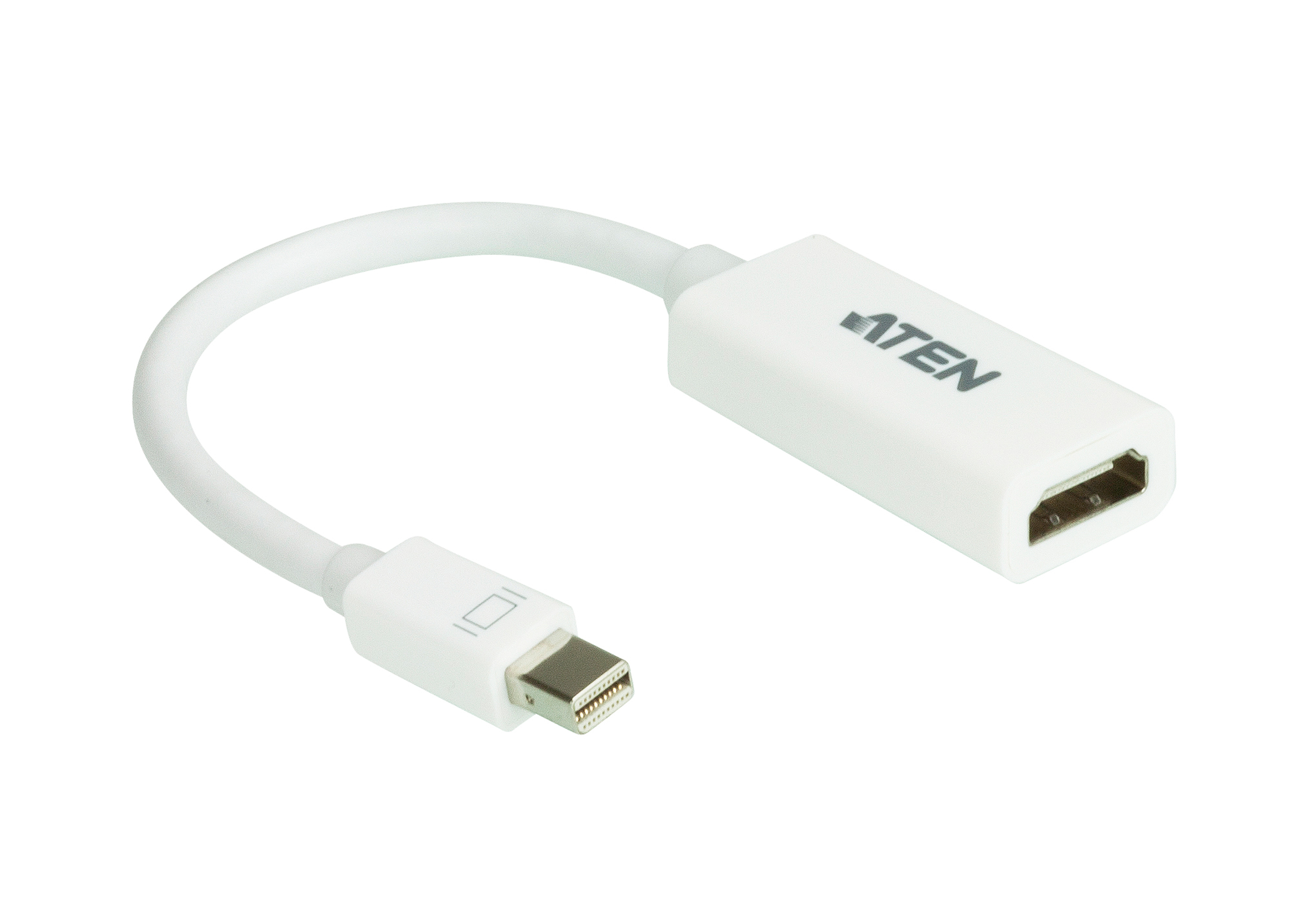Aten  1 port Mini DisplayPort to HDMI  Adapter 19 cm Length 1920 x 1200 pixel Maximum Resolution
