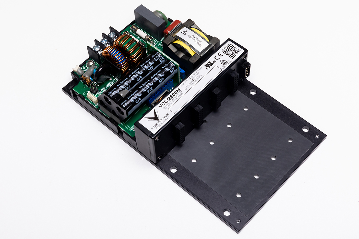 Vox Power Switching Power Supply, VCCM600M 4 Output 58V, 25A, 600 W, Input 85V ac to  264V