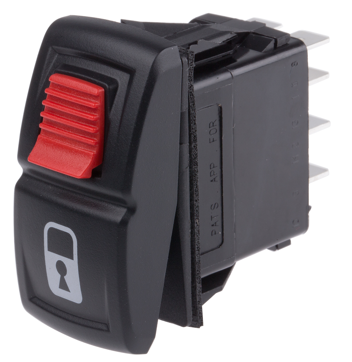 Carling Technologies Illuminated DPST, On-On On-None-On Rocker Switch Panel