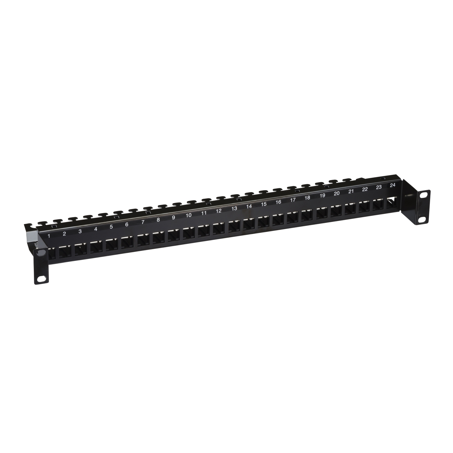 Schneider Electric Rolled sheet metal sheet ABS, Polycarbonate plastic part Patch Panel, 1 U, Shielded 44.5 mm 44.5mm
