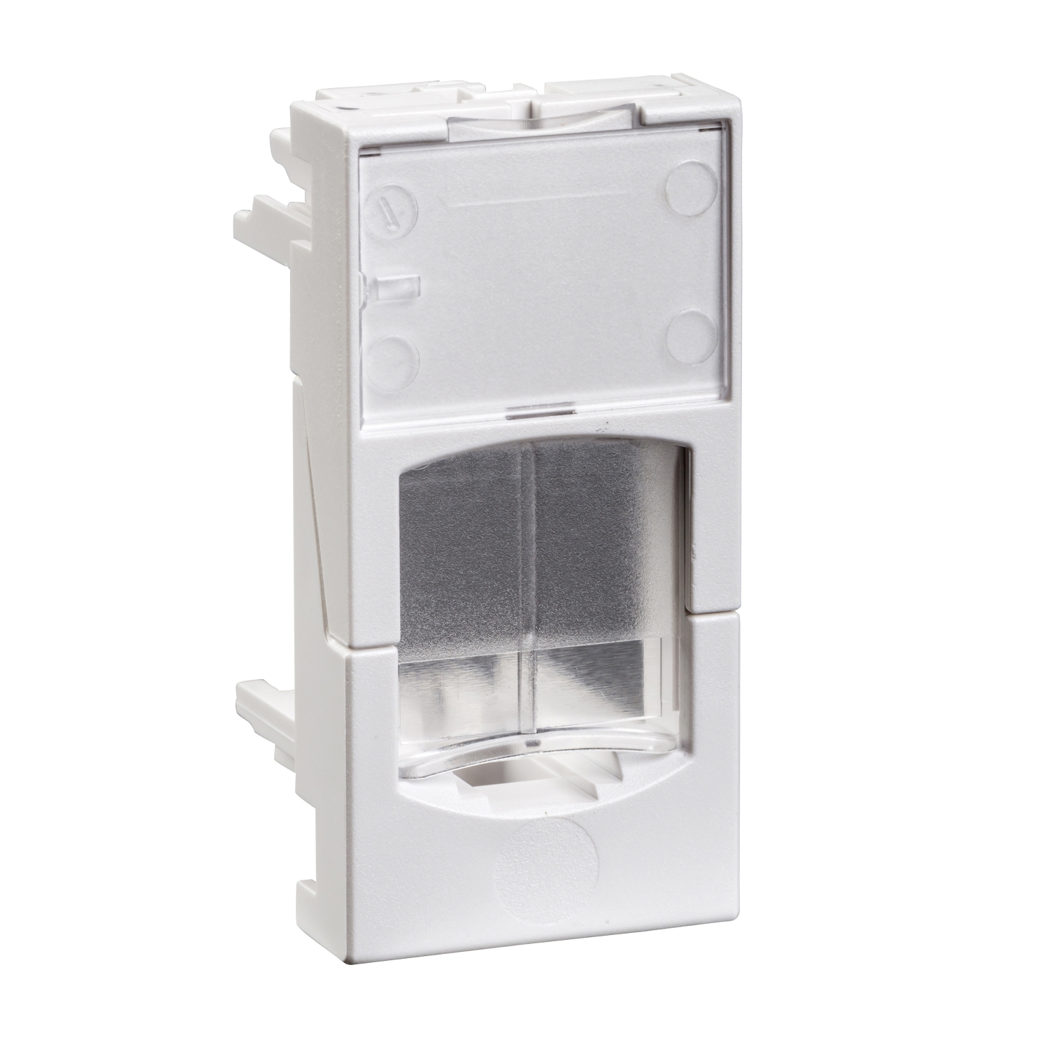 Schneider Electric ABS/Polycarbonate Adaptable Box 22.5mm x 45 mm x 45 mm with 1 Knockouts, Size:22.5 x 45 mm Knockout